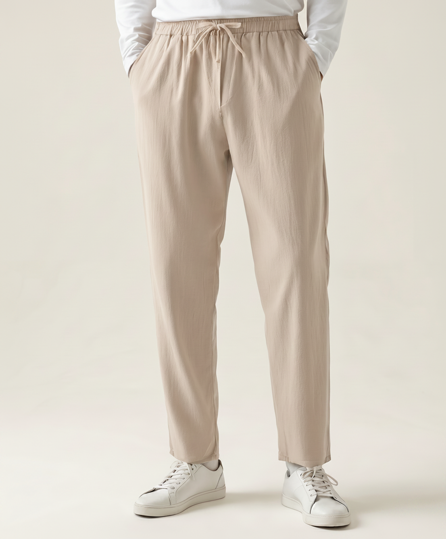 Santorini Linen Trousers — shot 01