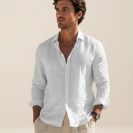 Looksmaxxing Taormina linen shirt, alternate product view