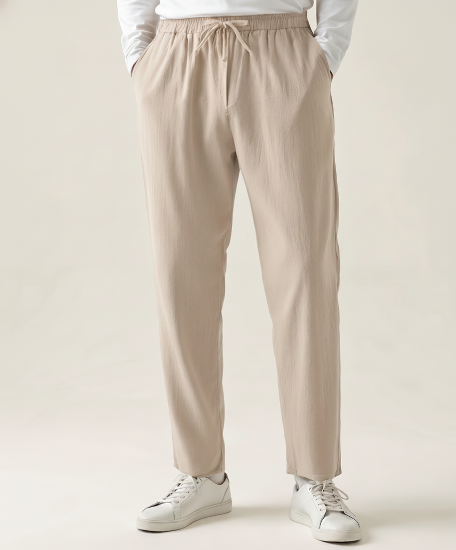 Santorini Linen Trousers — shot 03