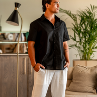 Looksmaxxing Machu short-sleeve shirt, front product photo