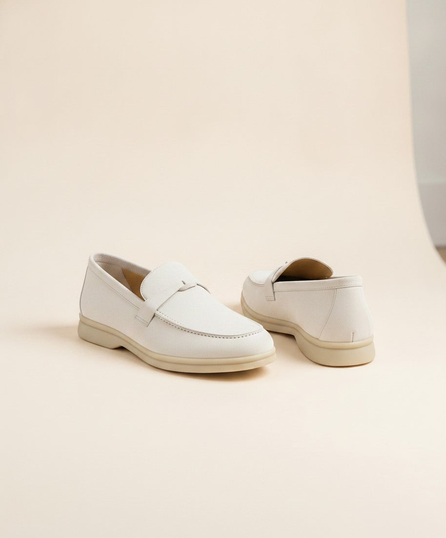 Looksmaxxing Marbella elevator loafer, three-quarter view