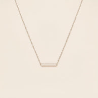 Close-up detail of the Looksmaxxing Hvar pendant necklace