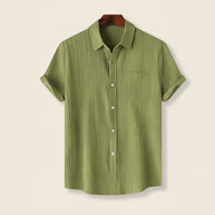 Olive four-piece set, shirt