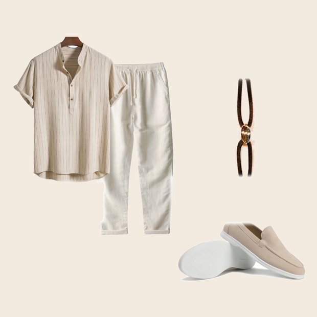Looksmaxxing 4-Piece Set — Sandstone