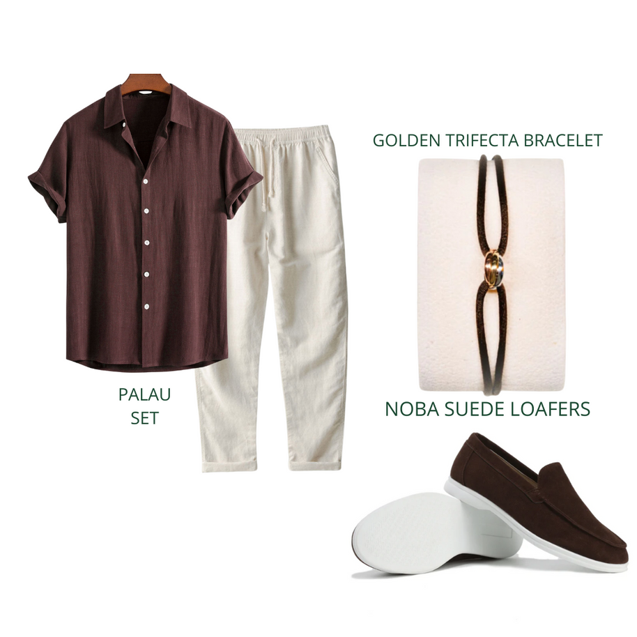 Looksmaxxing 4-Piece Set — Chestnut — image 1