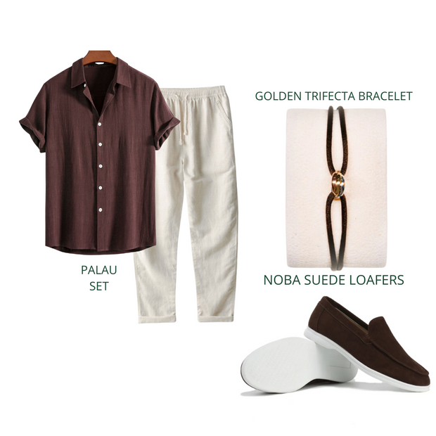 Looksmaxxing 4-Piece Set — Chestnut — image 1