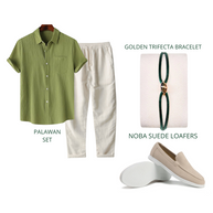 Looksmaxxing 4-Piece Set — Olive — image 1
