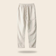 Chestnut four-piece set, linen trousers