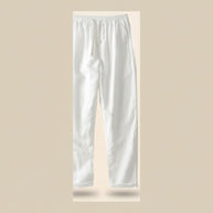 Linen trousers from the Looksmaxxing Coastal Light Blue 4-piece outfit set