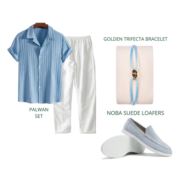 Looksmaxxing 4-Piece Set — Coastal Light Blue — image 1