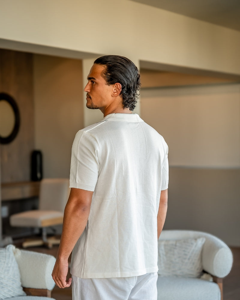Looksmaxxing Knit Polo | Bradford — image 4
