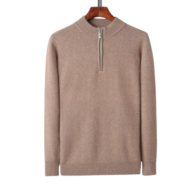 Looksmaxxing Cashmere Full-Zip — image 1