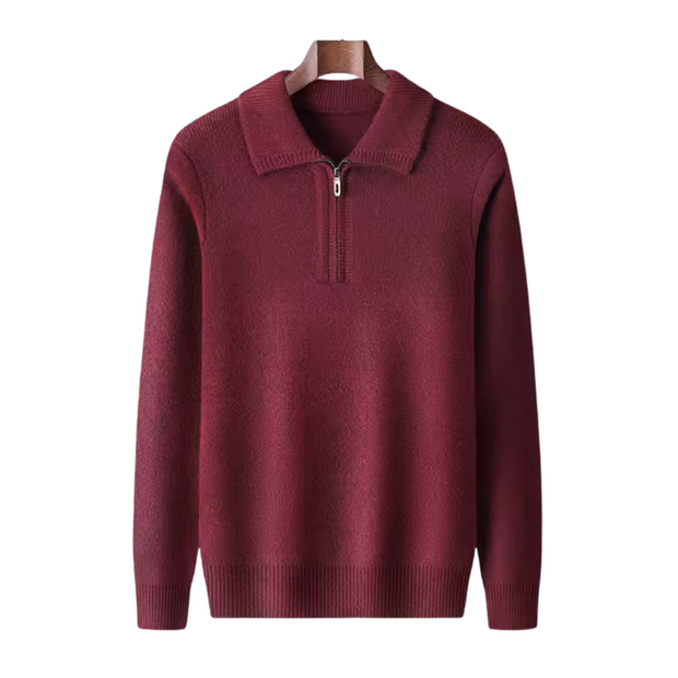 Looksmaxxing Cashmere Quarter-Zip — image 1