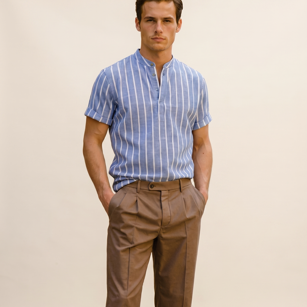 Looksmaxxing Sailor Polo | Ribbed Knit