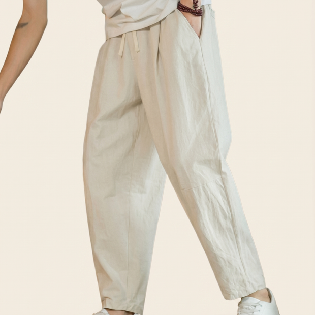 Looksmaxxing Cotton Trousers | Cancun