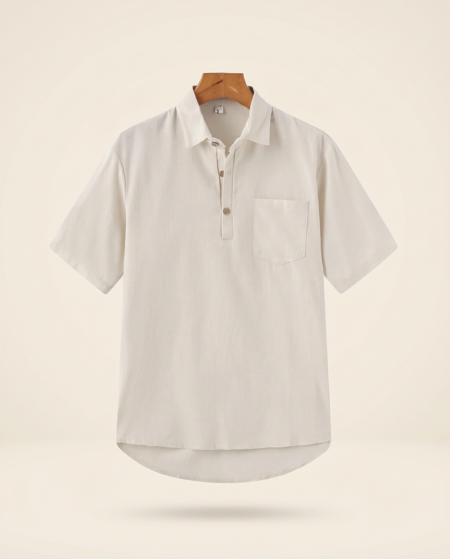 Looksmaxxing Linen Polo | Marrakech