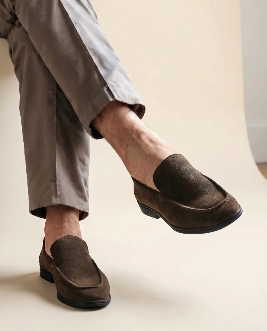 Looksmaxxing Premium Suede Loafers | Verona
