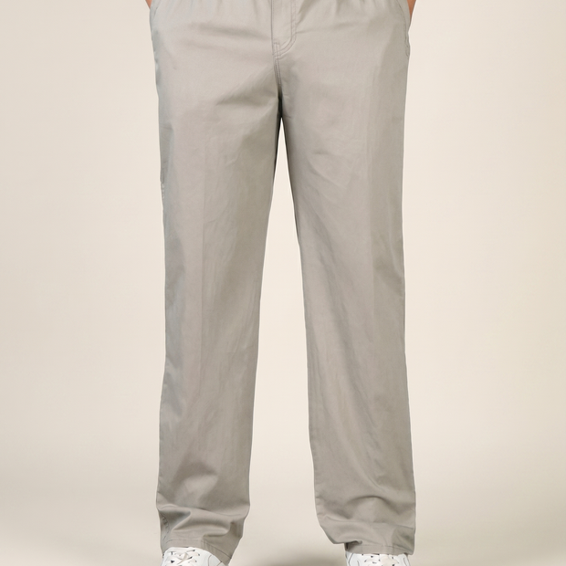 Looksmaxxing Ribbed Cotton Trousers | Porto