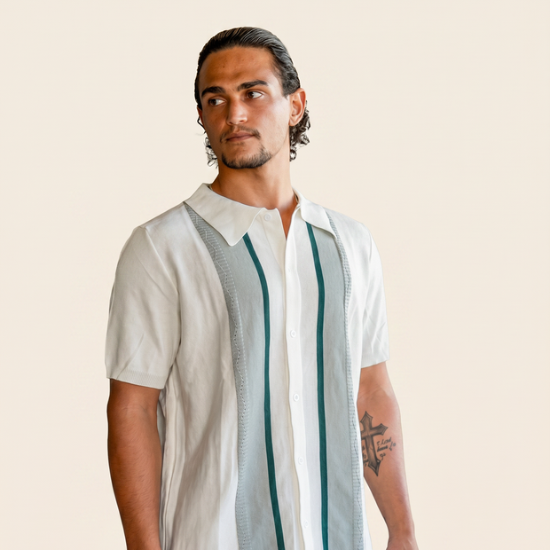 Looksmaxxing Knit Polo | Bradford