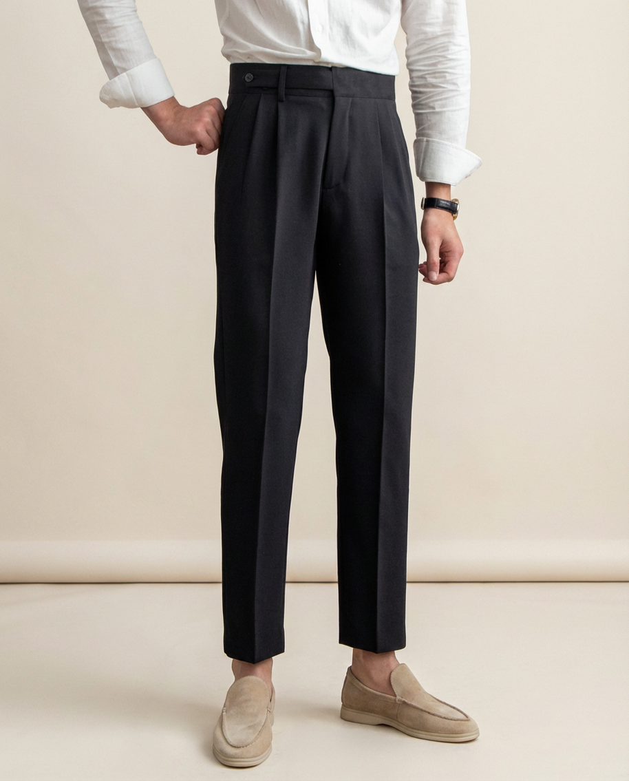 Looksmaxxing High-Waist Trousers | Paris