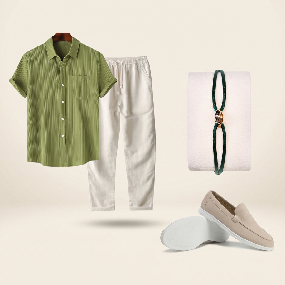 Looksmaxxing 4-Piece Set — Olive
