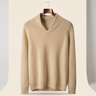 looksmaxxing-cashmere-v-neck Sand