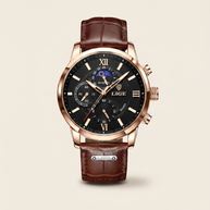 looksmaxxing-classic-watch-napoli Brown / Black