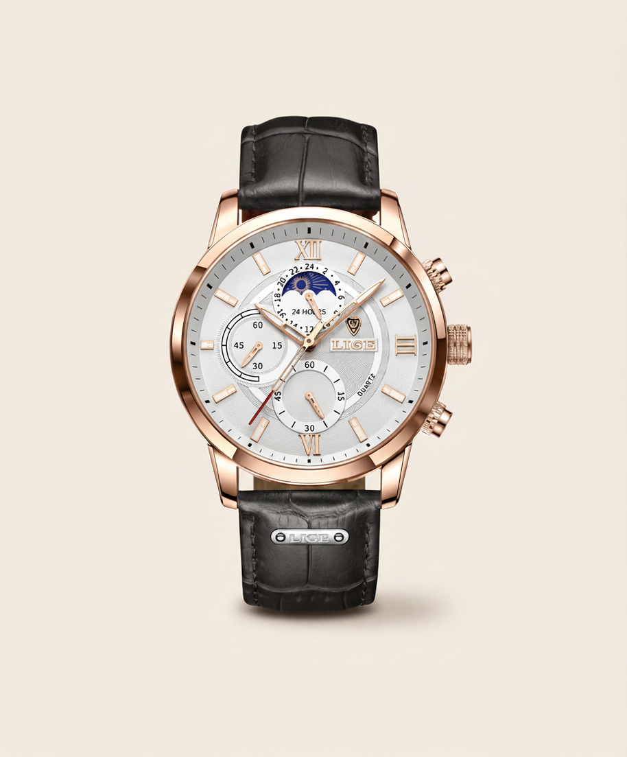 looksmaxxing-classic-watch-napoli Full Black