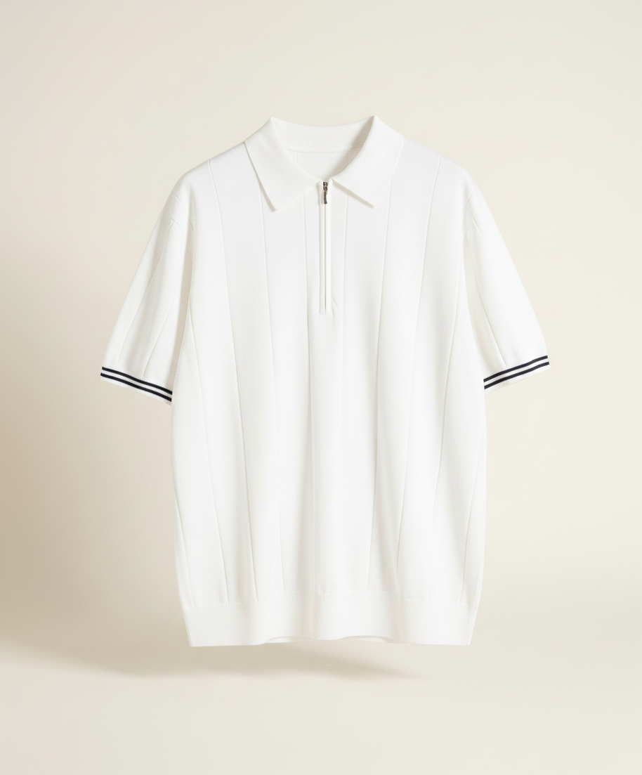 looksmaxxing-contrast-polo-chelsea White