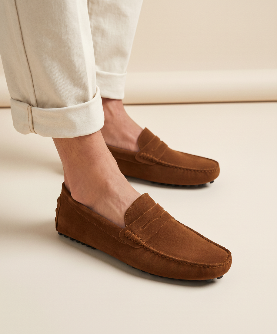 looksmaxxing-driver-loafers-portofino Brown
