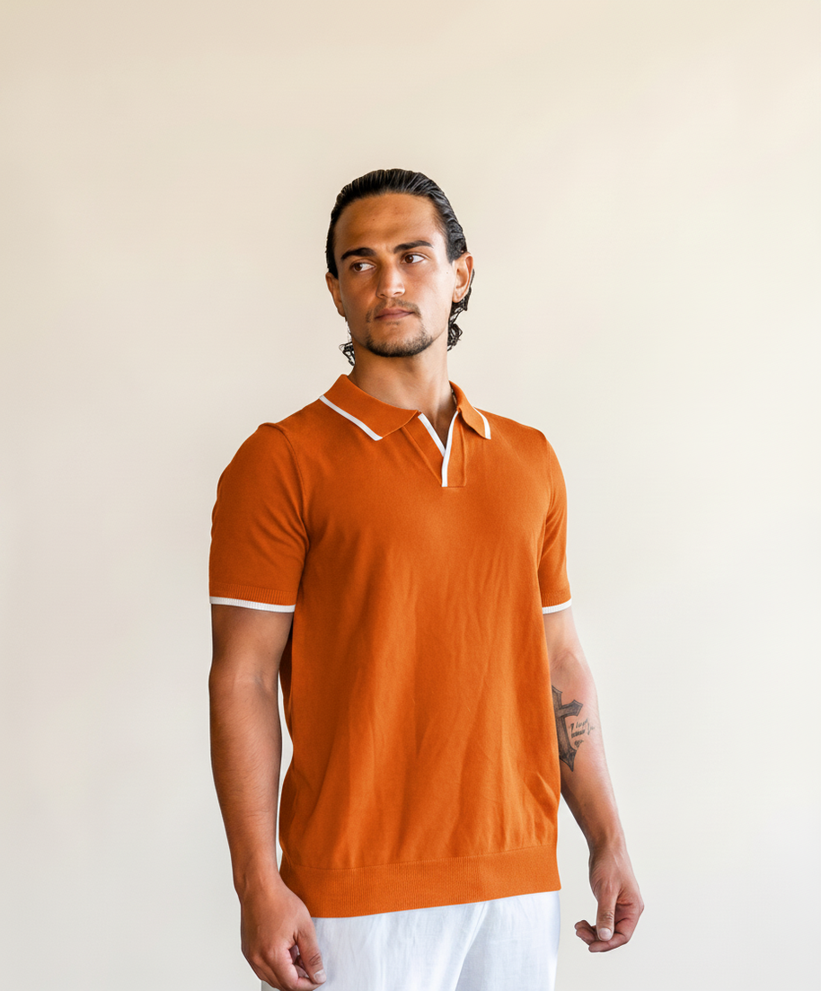 looksmaxxing-edge-polo-monaco Orange