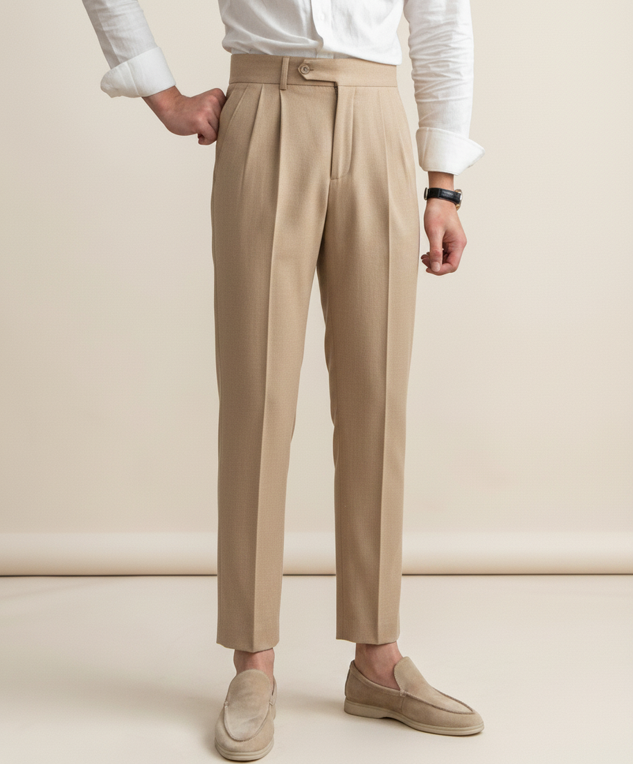looksmaxxing-high-waist-trousers-paris Beige