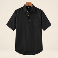 looksmaxxing-linen-polo-marrakech Black