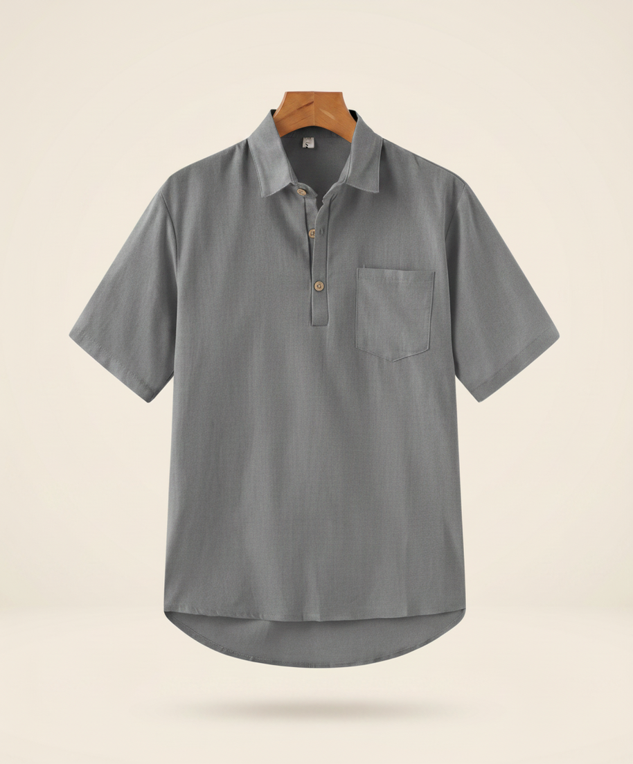 looksmaxxing-linen-polo-marrakech Gray