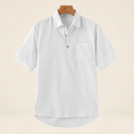 looksmaxxing-linen-polo-marrakech White