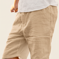 looksmaxxing-linen-shorts-casablanca Beige