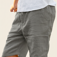 looksmaxxing-linen-shorts-casablanca Gray
