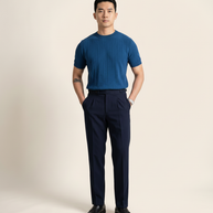 looksmaxxing-ribbed-tee-nice Blue