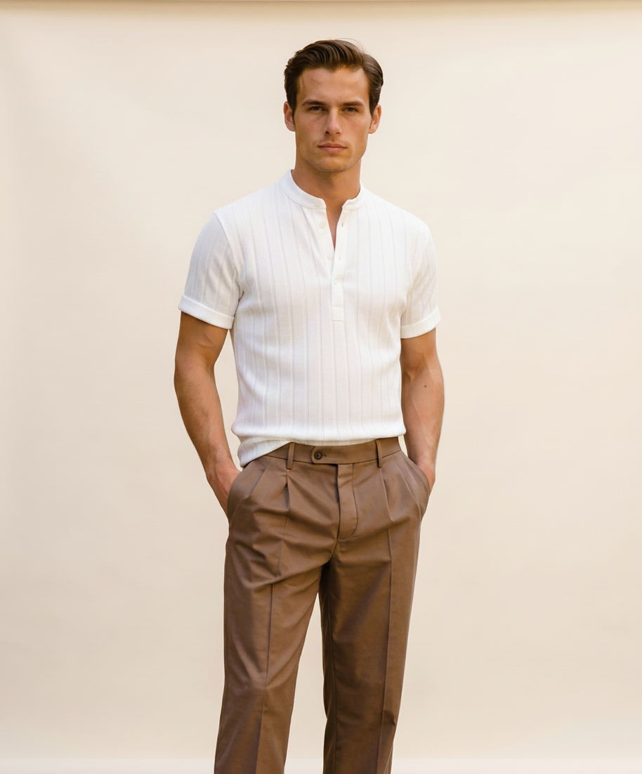 looksmaxxing-sailor-polo-ribbed-knit White