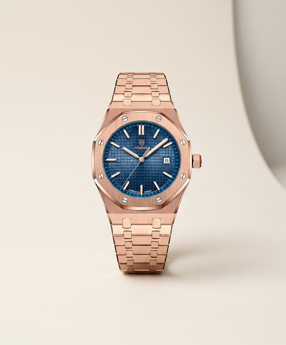 looksmaxxing-steel-watch-pladen Blue