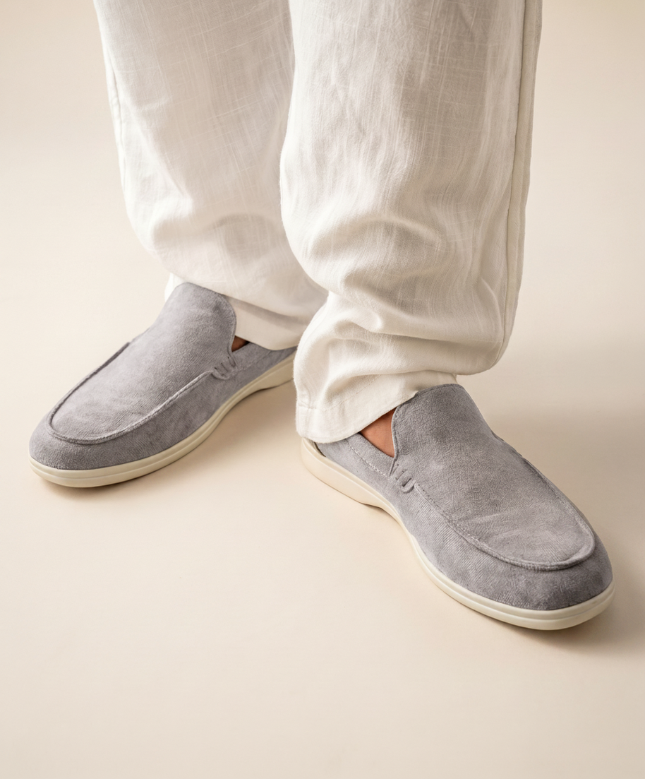 looksmaxxing-suede-loafers-everyday Light Gray
